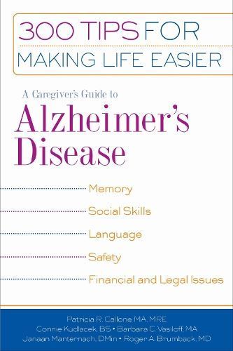 A Caregiver's Guide to Alzheimer's Disease 9781932603163 (Paperback)