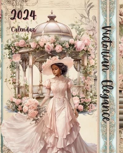 Black Victorian Elegance 2024 Calendar & Planner By Peete (Paperback)