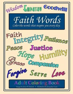 Faith Words Adult Coloring Book 9781941826164 (Paperback)