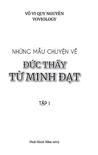 Nh?ng M?u Chuy?n V? ??c Th?y T? Minh ??t - T?p 1 By Vô VI Quy Nguyên