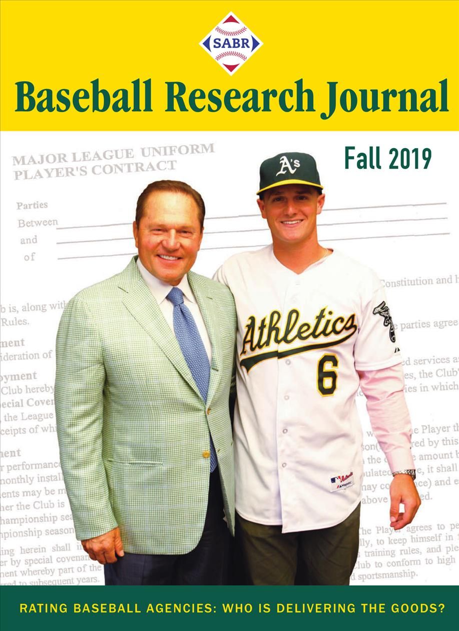 Baseball Research Journal (BRJ), Volume 48 #2 9781943816859