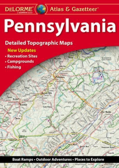 Delorme Atlas & Gazetteer: Pennsylvania By Delorme 9781946494849