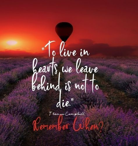 To Live in Hearts we Leave Behind is not to die. Remember When: Celebration of LIfe, Wake, Funeral Guest Book, Priceless memories for friends ...