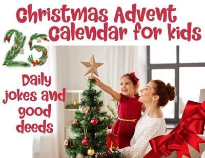 Christmas advent calendar book for kids By Flower 9781951911812