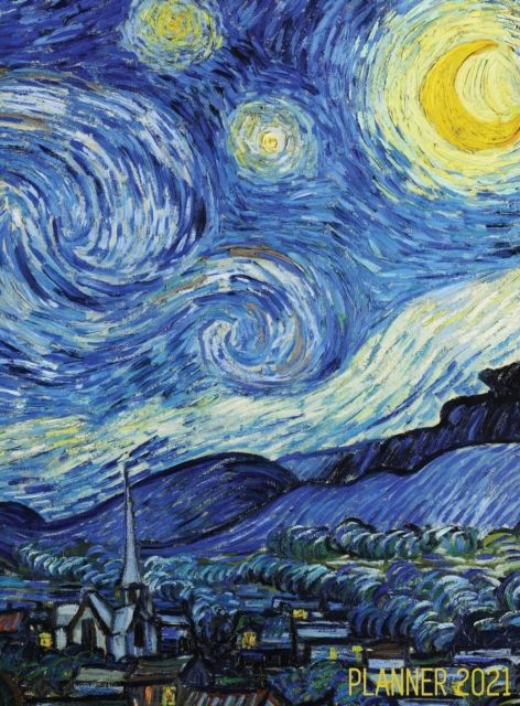 Vincent van Gogh Planner 2021: Starry Night Planner Organizer Calendar Year January - December 2021 (12 Months) Large Artistic Monthly ...
