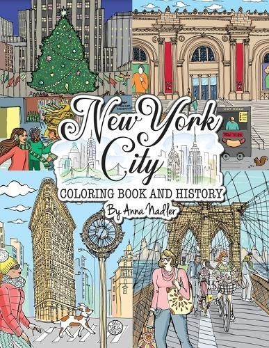 New York City Coloring Book & History By Nadler 9781958428337
