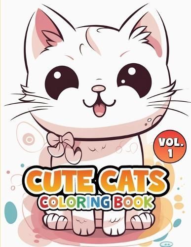Cute Cats Coloring Book By Charles King 9781961877115 (Paperback)