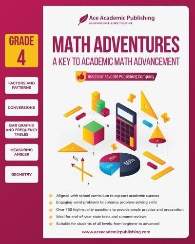 Math Adventures - Grade 4 By Ace Academic Publishing 9781962517119
