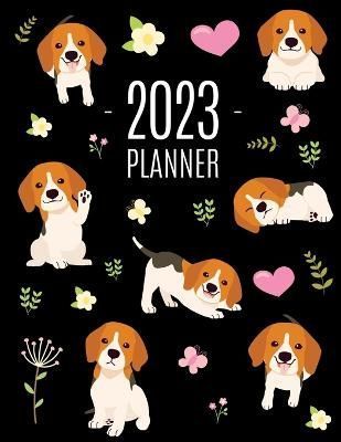 Beagle Planner 2023 By Happy Oak Tree Press 9781970177817 (Paperback)