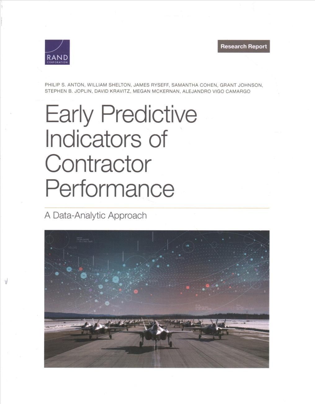Early Predictive Indicators of Contractor Performance: A Data-Analytic Approach
