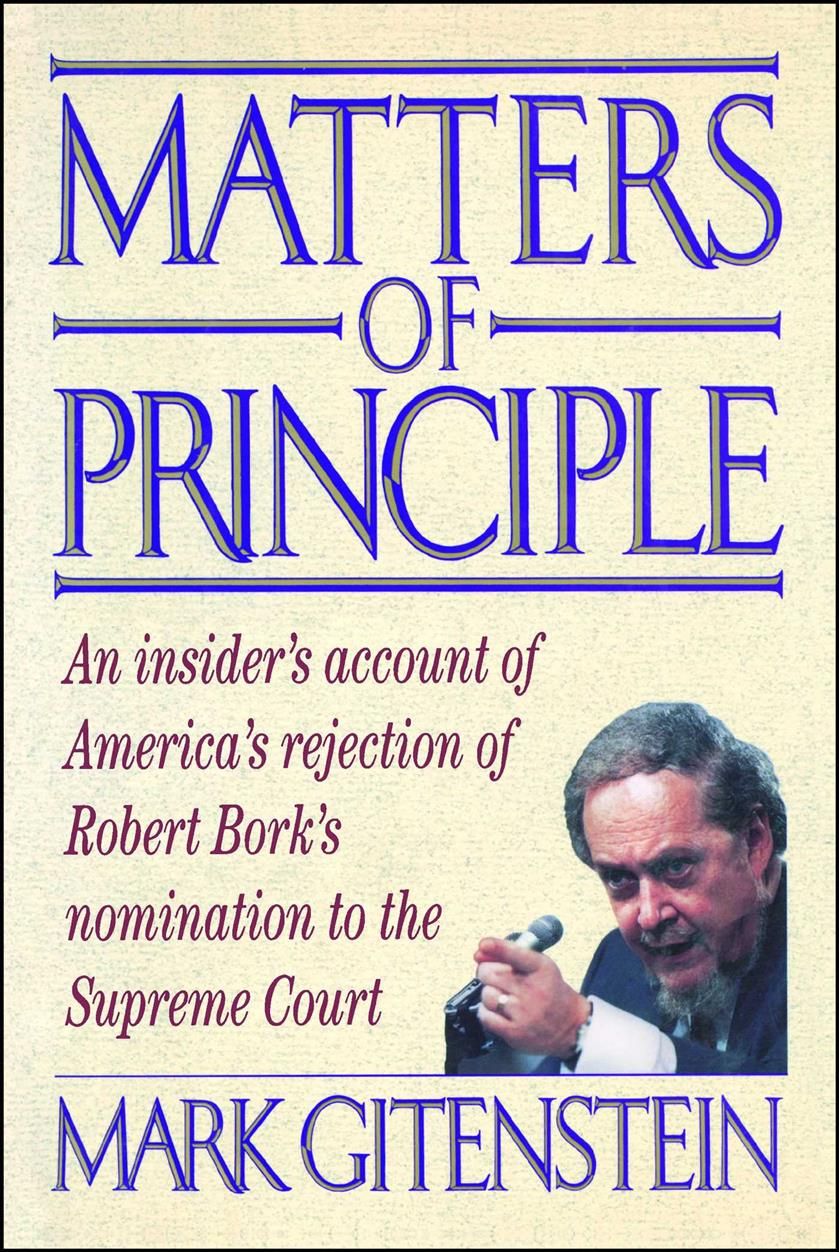 Matters of Principle By Mark Gitenstein 9781982123178 (Paperback)