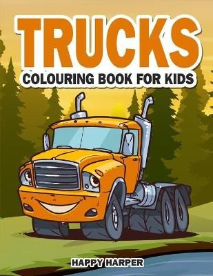 Trucks Colouring Book By Hall, Harper, 9781989543641 (Paperback)