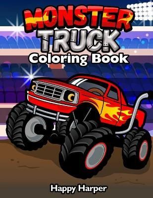 Monster Truck Coloring By Hall 9781989968123 (Paperback)