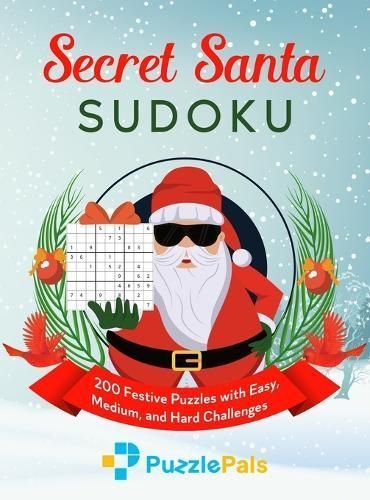 Secret Santa Sudoku By Pals 9781990100123 (Hardback)