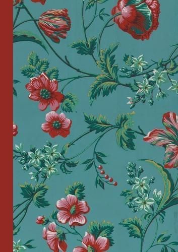 Carnet Blanc, Motif Fleurs, Papier Peint 18e By Sans Auteur