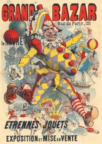 Carnet Ligné Ligné Affiche Jouets Grand Bazar By Sans Auteur