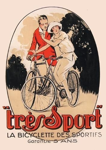 Carnet Ligné Affiche Très Sport" Bicyclette" By Sans Auteur