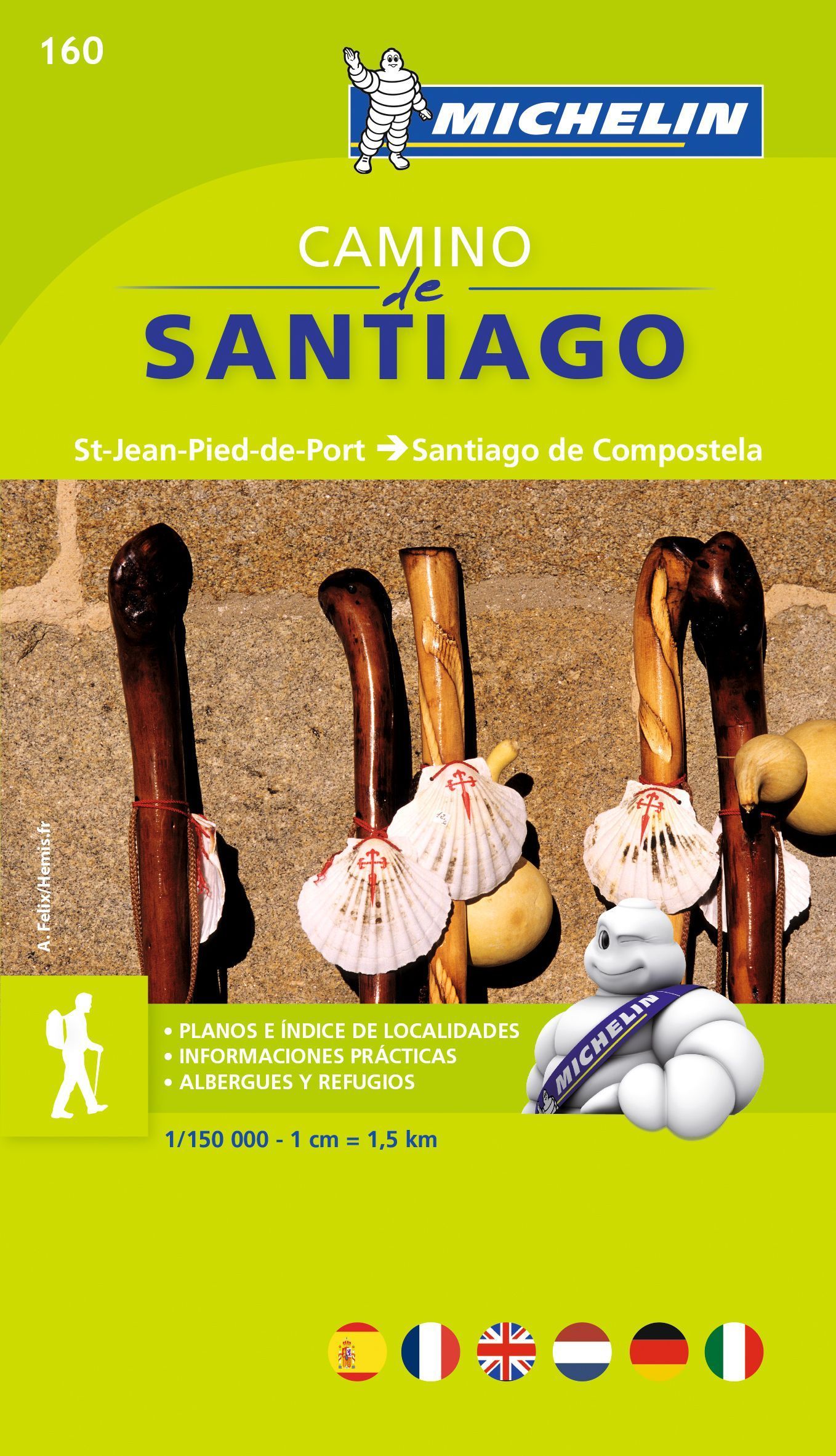 Camino de Santiago - Zoom Map 160 By Michelin 9782067148055