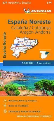 Aragon Cataluna - Michelin Regional Map 574 By Michelin 9782067184251