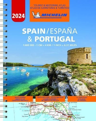 Spain & Portugal 2024 - Tourist and Motoring Atlas (A4-Spiral)