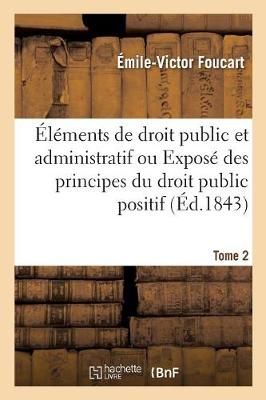 ?l?ments de Droit Public Et Administratif By Foucart 9782329226866