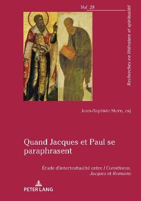 Quand Jacques Et Paul Se Paraphrasent By Cullière 9782807612389