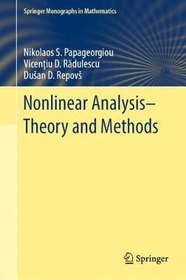 Nonlinear Analysis - Theory and Methods 9783030034290 (Hardback)