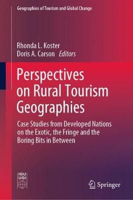 Perspectives on Rural Tourism Geographies 9783030119492 (Hardback)