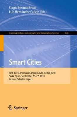Smart Cities 9783030128036 (Paperback)