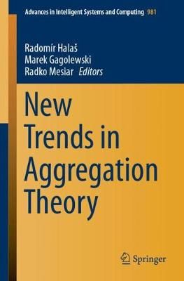 New Trends in Aggregation Theory 9783030194932 (Paperback)