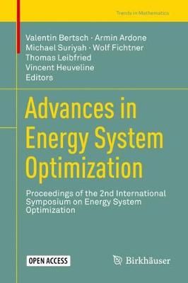 Advances in Energy System Optimization 9783030321567 (Hardback)