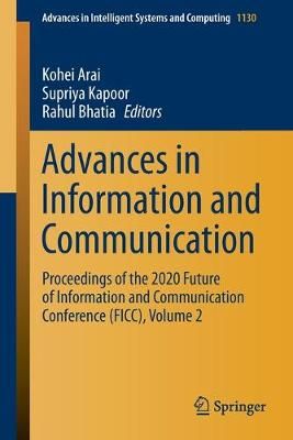 Advances in Information and Communication 9783030394417 (Paperback)