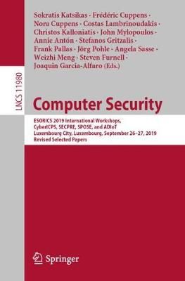 Computer Security Security and Cryptology 9783030420475 (Paperback)