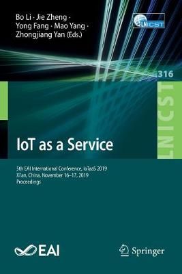 IoT as a Service 9783030447502 (Paperback)