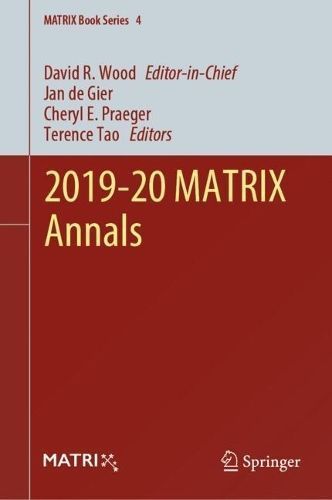 2019-20 MATRIX Annals 9783030624965 (Hardback)