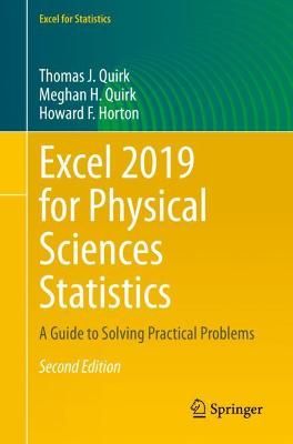 Excel 2019 for Physical Sciences Statistics 9783030632373 (Paperback)