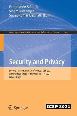 Security and Privacy 9783030905521 (Paperback)