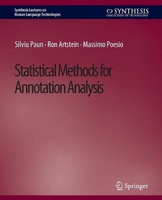Statistical Methods for Annotation Analysis 9783031037535 (Paperback)