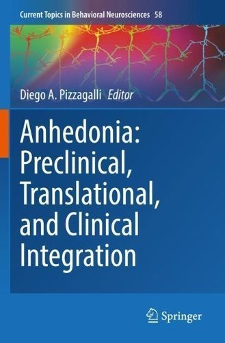 Anhedonia By Diego A. Pizzagalli (editor) 9783031096853 (Paperback)