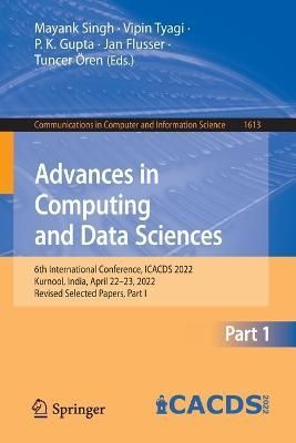 Advances in Computing and Data Sciences 9783031126376 (Paperback)