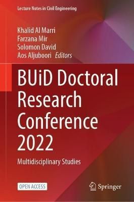 BUiD Doctoral Research Conference 2022 9783031274619 (Hardback)
