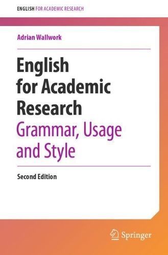 English for Academic Research By Adrian Wallwork 9783031315169