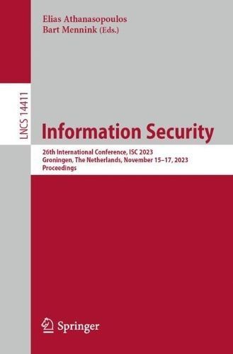 Information Security 9783031491863 (Paperback)
