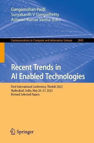 Recent Trends in AI Enabled Technologies 9783031591136 (Paperback)