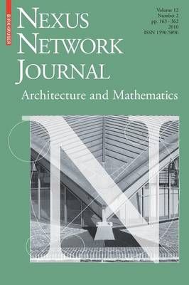 Nexus Network Journal 12,2 By Kim Williams (editor) 9783034605199