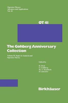 The Gohberg Anniversary Collection 9783034899758 (Paperback)