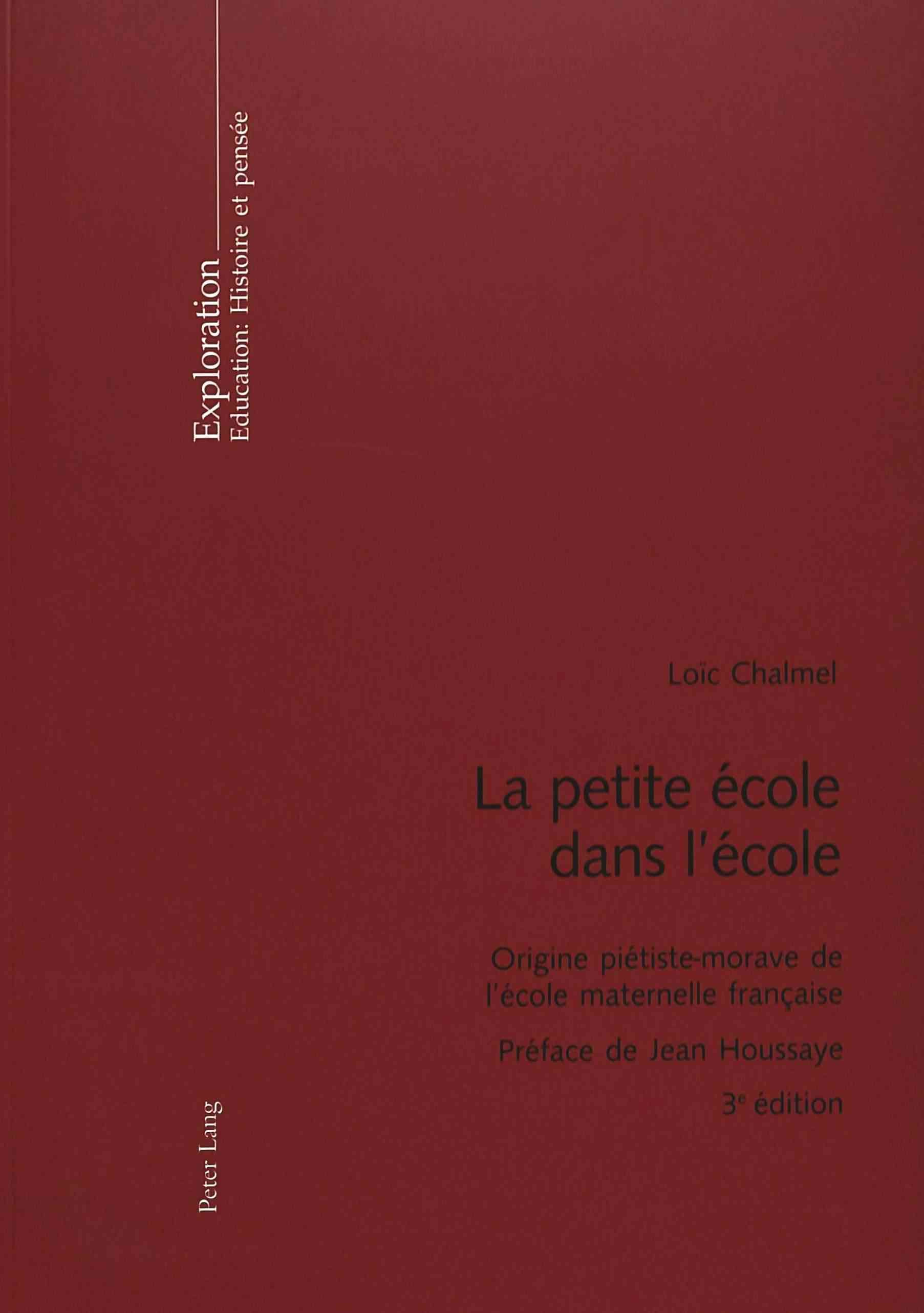 La Petite Ecole Dans L'ecole By Loïc Chalmel 9783039104697