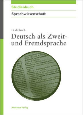Deutsch als Zweit- und Fremdsprache By Heidi sch R 9783050045443