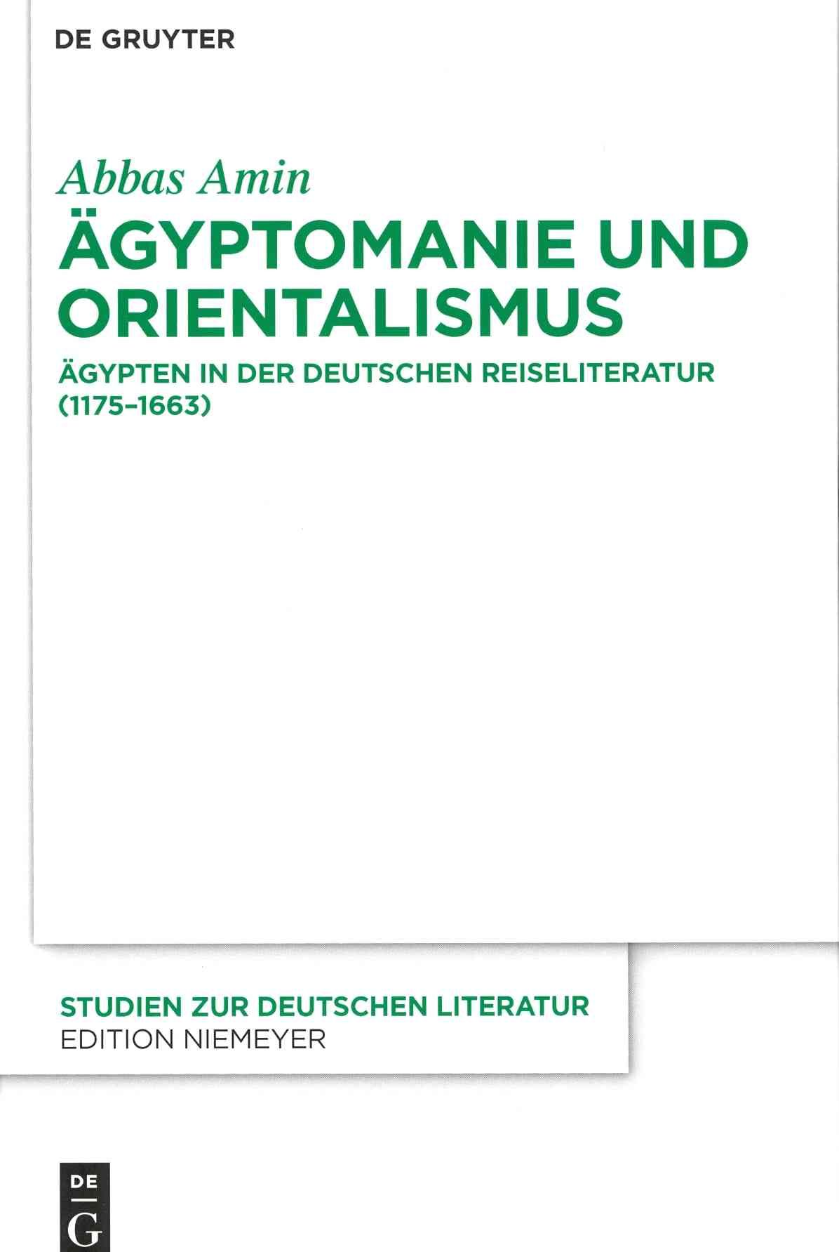 Ägyptomanie und Orientalismus By Amin, Abbas 9783110298932 (Hardback)