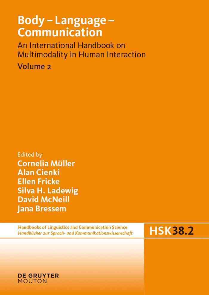 Body - Language - Communication. Volume 2 9783110300802 (Hardback)